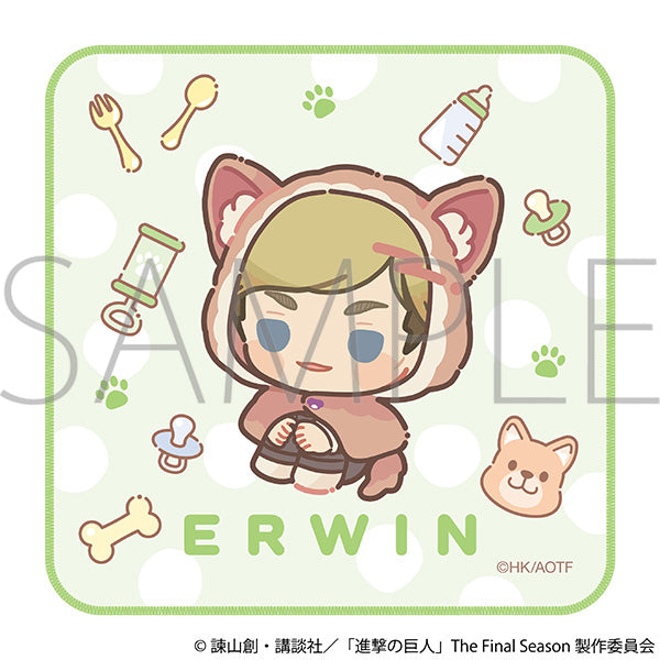 (Goods - Towel) Attack on Titan Hand Towel / (Baby) Erwin