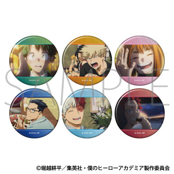 (1BOX=6)(Goods - Badge) My Hero Academia Major Scene Chara Badge Collection