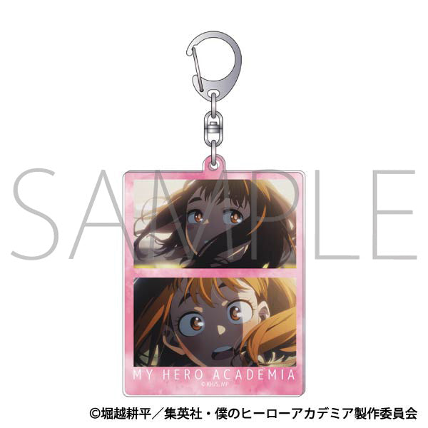 (Goods - Key Chain) My Hero Academia Major Scene Acrylic Key Chain / Ochako Uraraka