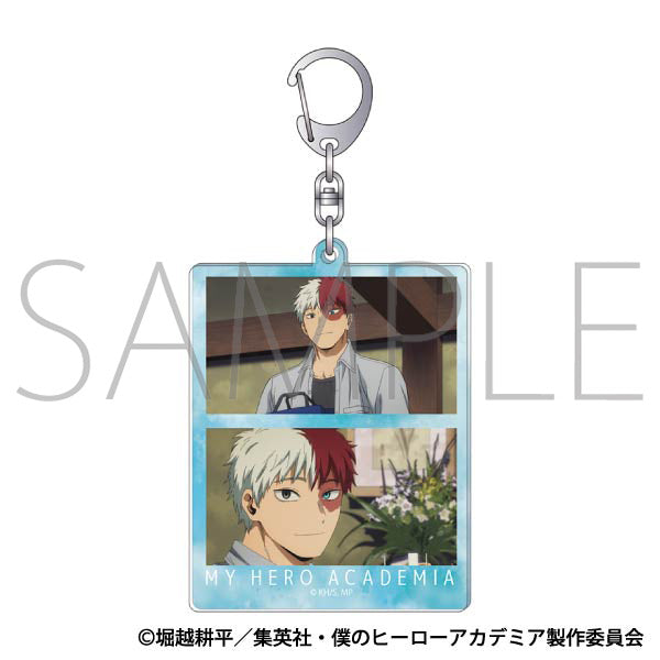 (Goods - Key Chain) My Hero Academia Major Scene Acrylic Key Chain / Shoto Todoroki