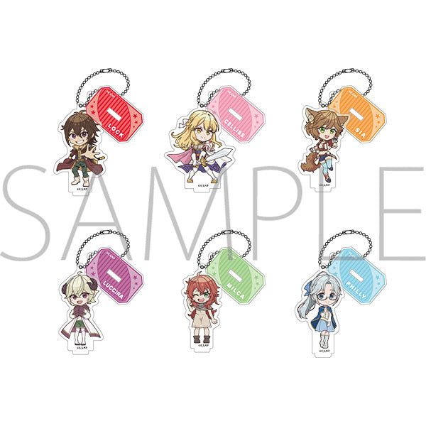(1BOX=6)(Goods - Key Chain) I Became a Legend After My 10 Year-Long Last Stand Acrylic Key Chain w/Stand Collection