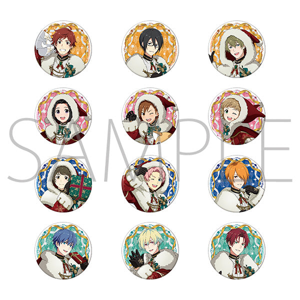 (1BOX=12)(Goods - Badge) THE IDOLM@STER SideM Glitter Chara Badge Collection / M Fes 2026 A-BOX