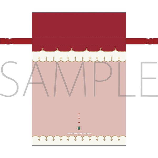 (Goods - Drawstring Pouch) THE IDOLM@STER SideM Gift Bag Style Ribbon Drawstring Pouch / Red M Fes 2026