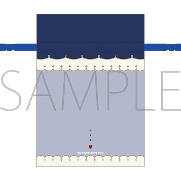 (Goods - Drawstring Pouch) THE IDOLM@STER SideM Gift Bag Style Ribbon Drawstring Pouch / Blue M Fes 2026