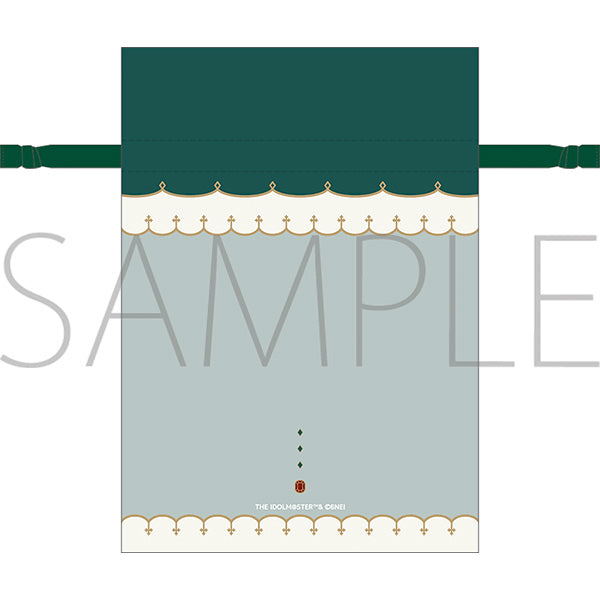 (Goods - Drawstring Pouch) THE IDOLM@STER SideM Gift Bag Style Ribbon Drawstring Pouch / Green M Fes 2026