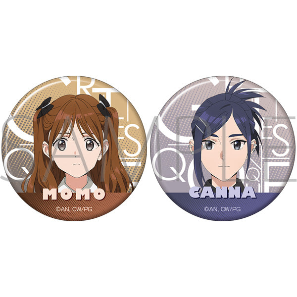 (Goods - Badge) GROTESQQQUE Button Badge Set / Momo & Canna