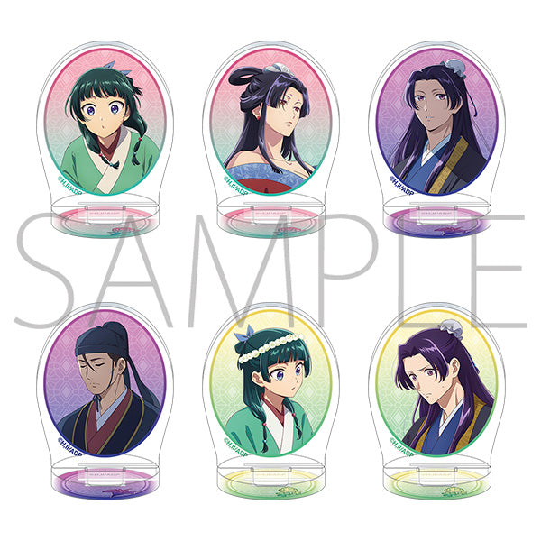 (1BOX=6)(Goods - Acrylic Stand) The Apothecary Diaries Chuasuta Miniature Acrylic Stand Collection / Peony, Iris, White Clover
