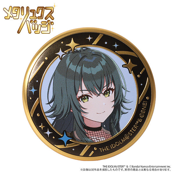 (Goods - Badge) Gakuen iDOLM@STER Metallux Badge / Temari Tsukimura ECLIPSE LIGHT