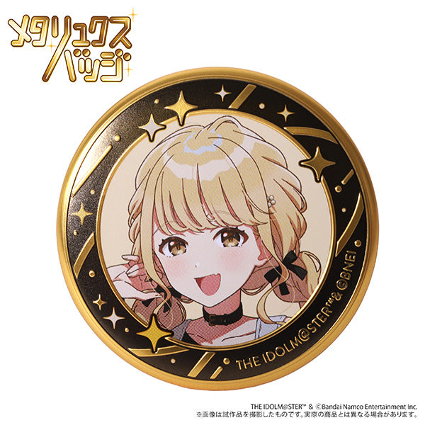 (Goods - Badge) Gakuen iDOLM@STER Metallux Badge / Kotone Fujita ECLIPSE LIGHT