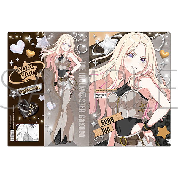 (Goods - Clear File) Gakuen iDOLM@STER Clear File / Sena Juo ECLIPSE LIGHT