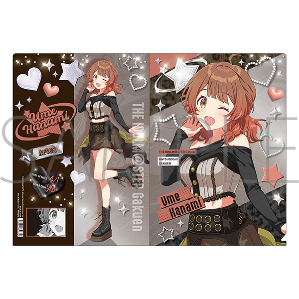 (Goods - Clear File) Gakuen iDOLM@STER Clear File / Ume Hanami ECLIPSE LIGHT