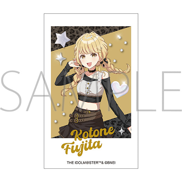 (Goods - Bromide) Gakuen iDOLM@STER Cheki & Cheki Holder Set / Kotone Fujita ECLIPSE LIGHT