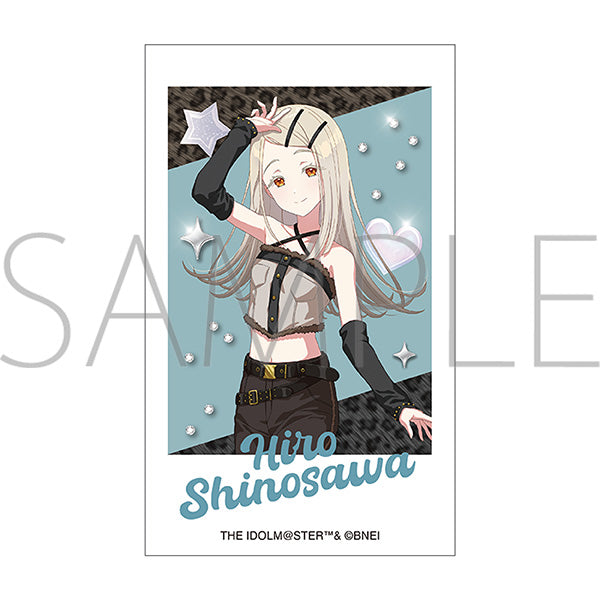 (Goods - Bromide) Gakuen iDOLM@STER Cheki & Cheki Holder Set / Hiro Shinosawa ECLIPSE LIGHT