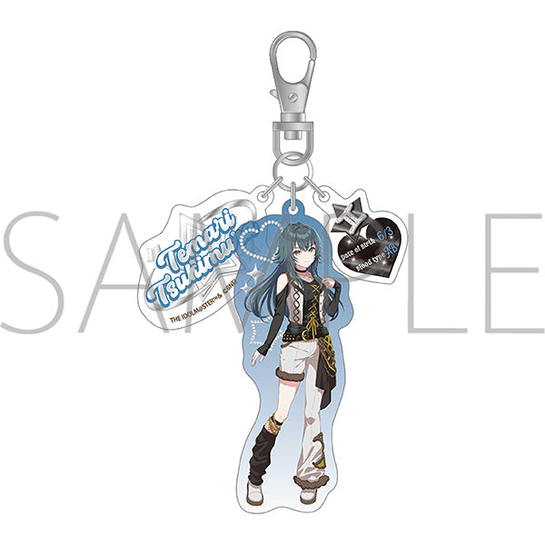 (Goods - Key Chain) Gakuen iDOLM@STER Acrylic Key Charm / Temari Tsukimura ECLIPSE LIGHT