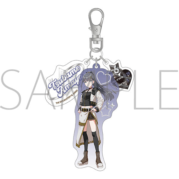 (Goods - Key Chain) Gakuen iDOLM@STER Acrylic Key Charm / Tsubame Amaya ECLIPSE LIGHT