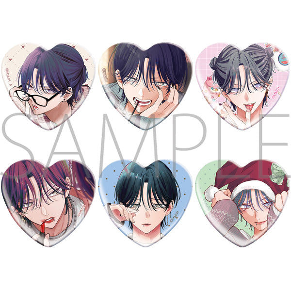 (1BOX=6)(Goods - Badge) Spring Storm and Monster Lots of Kaya-kun Chara Badge Collection
