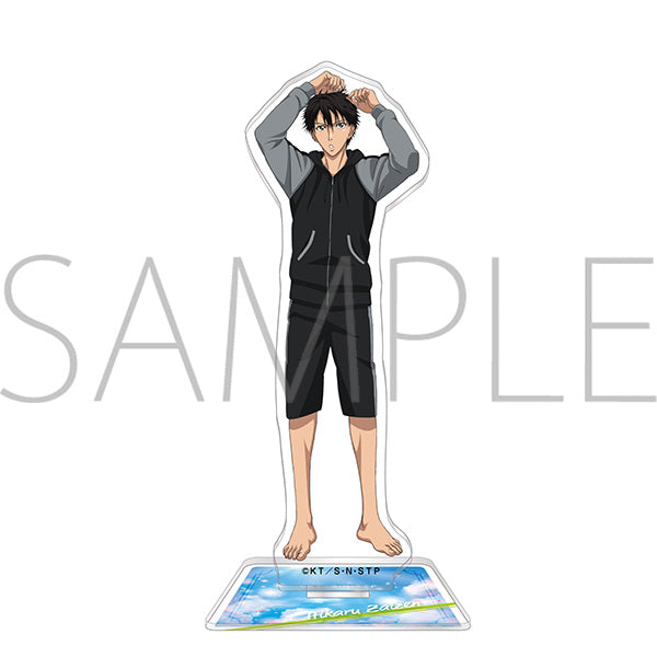(Goods - Acrylic Stand) New Prince of Tennis Acrylic Stand / Hikaru Zaizen Waking up ver.