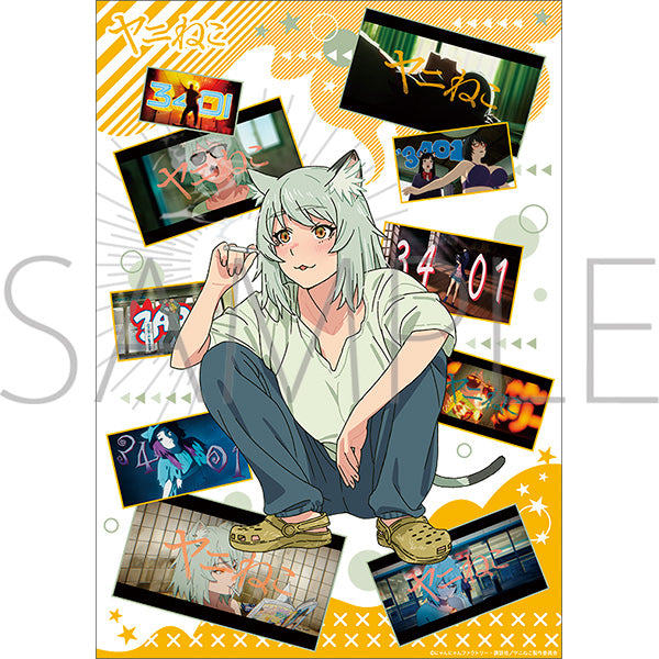 (Goods - Tapestry) Chainsmoker Cat Clear Poster