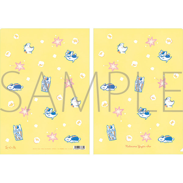 (Goods - Clear File) Natsume's Book of Friends (Natsume Yuujinchou) Nyanko Sensei Clear File / Popcorn