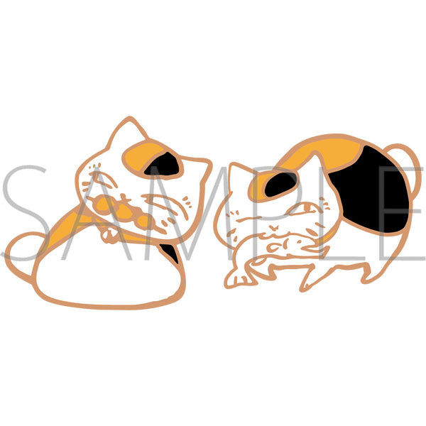 (Goods - Pin Badge) Natsume's Book of Friends (Natsume Yuujinchou) Nyanko Sensei Pin Set