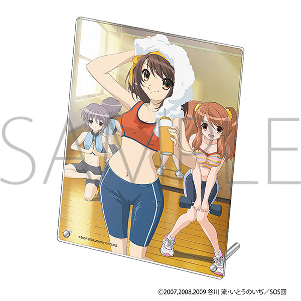 (Goods - Ornament) The Melancholy of Haruhi Suzumiya Acrylic Panel / A