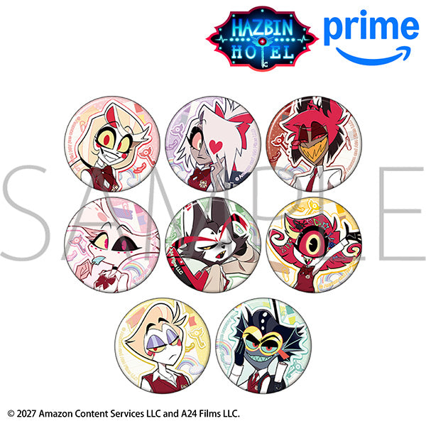 (1BOX=8)(Goods - Badge) Hazbin Hotel Chara Badge Collection / A After School