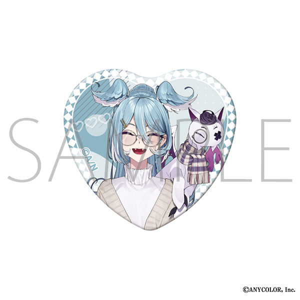 (Goods - Badge) NIJISANJI EN Heart Button Badge / Elira Pendora