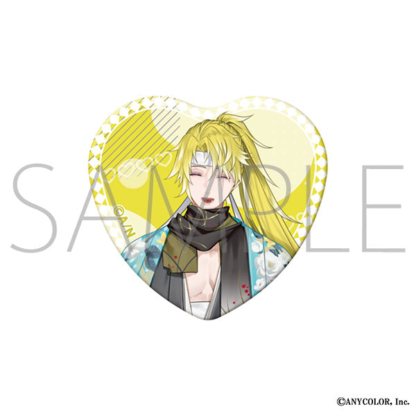 (Goods - Badge) NIJISANJI EN Heart Button Badge / Sonny Brisko