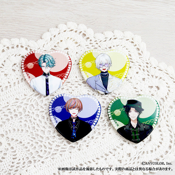 (Goods - Badge) NIJISANJI EN Heart Button Badge / Seible