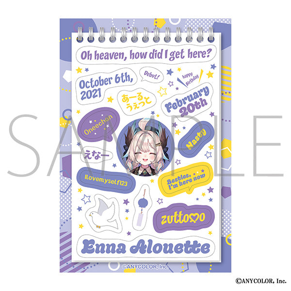 (Goods - Sticker) NIJISANJI EN #ENhaiizo Sticker Sheet / Enna Alouette