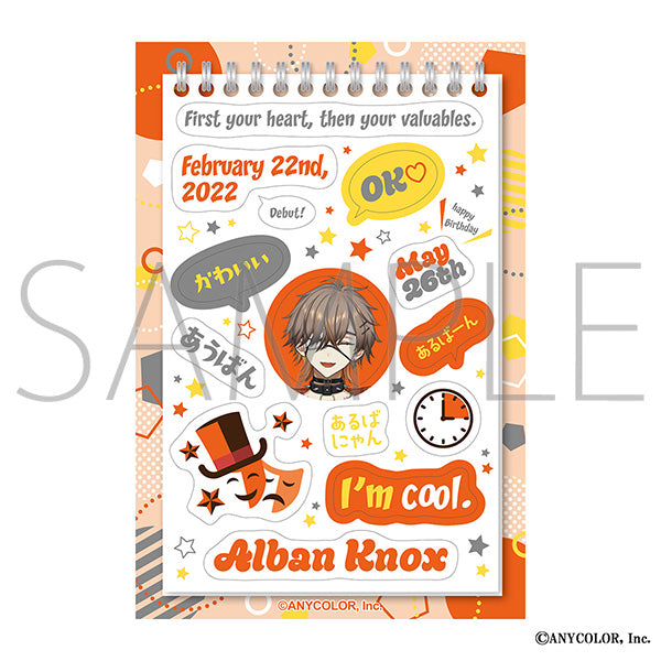 (Goods - Sticker) NIJISANJI EN #ENhaiizo Sticker Sheet / Alban Knox