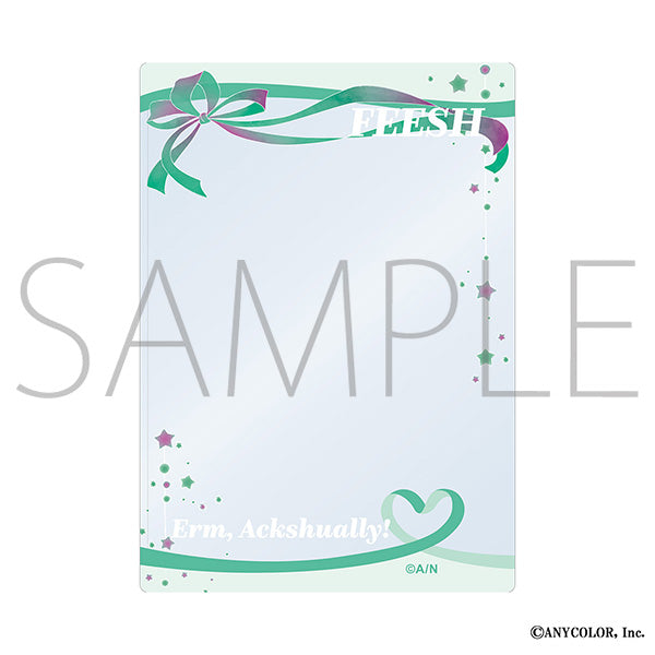 (Goods - Card Case) NIJISANJI EN Liver Famous Quote Hard Bromide Case / Finana Ryugu
