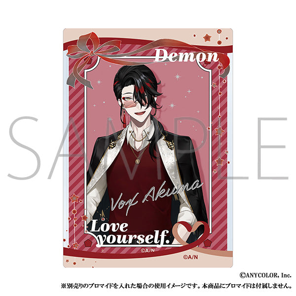 (Goods - Card Case) NIJISANJI EN Liver Famous Quote Hard Bromide Case / Vox Akuma