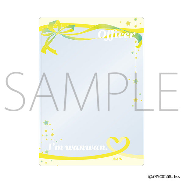 (Goods - Card Case) NIJISANJI EN Liver Famous Quote Hard Bromide Case / Sonny Brisko