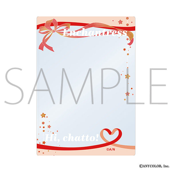(Goods - Card Case) NIJISANJI EN Liver Famous Quote Hard Bromide Case / Scarle Yonaguni
