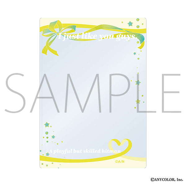(Goods - Card Case) NIJISANJI EN Liver Famous Quote Hard Bromide Case / Yu Q. Wilson