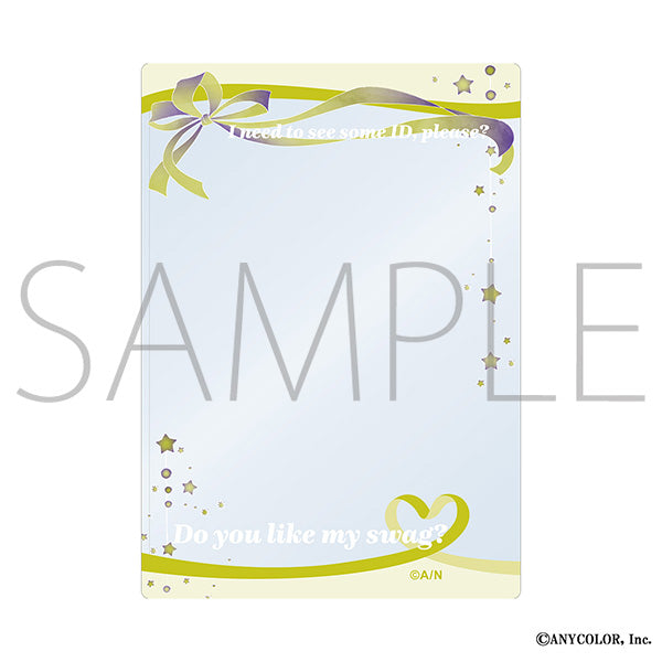 (Goods - Card Case) NIJISANJI EN Liver Famous Quote Hard Bromide Case / Kaelix Debonair