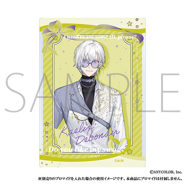 (Goods - Card Case) NIJISANJI EN Liver Famous Quote Hard Bromide Case / Kaelix Debonair