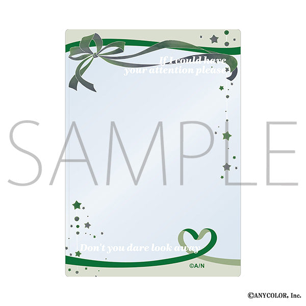 (Goods - Card Case) NIJISANJI EN Liver Famous Quote Hard Bromide Case / Zeal Ginjoka