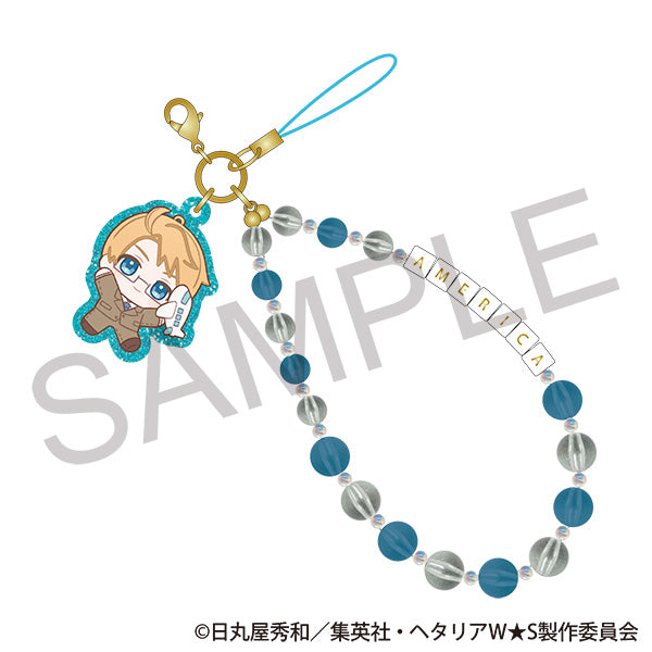 (Goods - Strap) Hetalia World★Stars After-school Mates Beads Strap / USA 2026 Winter Fair