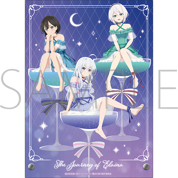 (Goods - Ornament) Wandering Witch: The Journey of Elaina Acrylic Panel