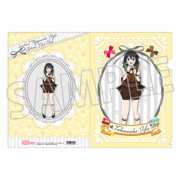 (Goods - Clear File) Love Live! Nijigasaki High School Idol Club Clear File / Sweet Collection ver. Saki Takasaki