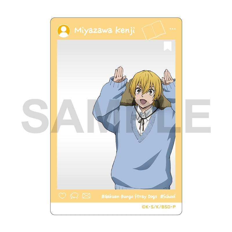 [※Blind](Goods - Card) 文豪ストレイドッグス Trading Social Media Style Acrylic Card AGF2025 ver. B [After AGF2025]