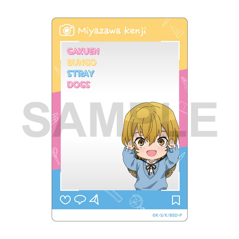 [※Blind](Goods - Card) 文豪ストレイドッグス Trading Social Media Style Acrylic Card AGF2025 ver. B [After AGF2025]