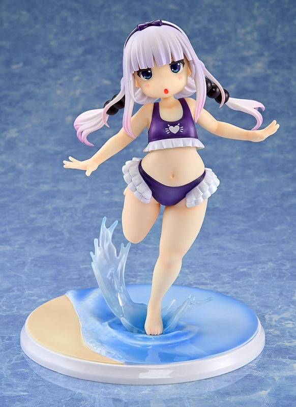 (Bishojo Figure) Miss Kobayashi's Dragon Maid Kanna Kamui: Excited to Wear a Swimsuit at Home Ver. (Purple) 1/6 Completed Figure