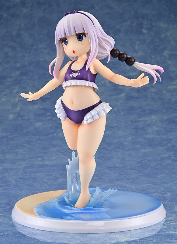 (Bishojo Figure) Miss Kobayashi's Dragon Maid Kanna Kamui: Excited to Wear a Swimsuit at Home Ver. (Purple) 1/6 Completed Figure