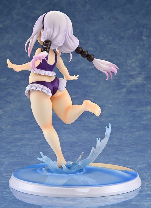 (Bishojo Figure) Miss Kobayashi's Dragon Maid Kanna Kamui: Excited to Wear a Swimsuit at Home Ver. (Purple) 1/6 Completed Figure