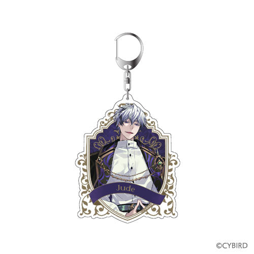 (Goods - Key Chain) Ikemen Villains: Wrapped in Wicked Romance Big Key Chain Jude Jazza