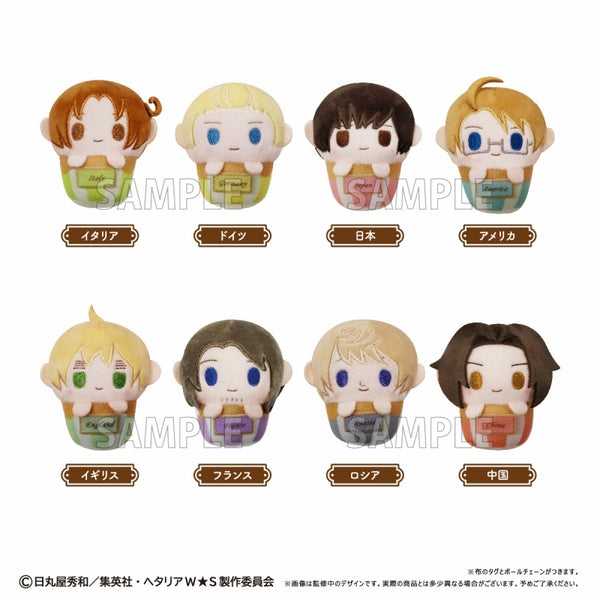 (1BOX=8)(Goods - Plush) Hetalia World★Stars Anime Cupcake Tapinui