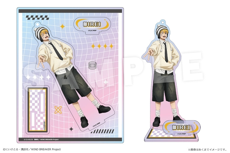 (Goods - Acrylic Stand) TV Anime WIND BREAKER Iridescent Acrylic Figure Ver. "Y2K Style" 02 Akihiko Nirei